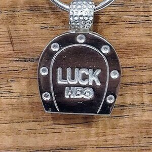 Vintage HBO Luck Promotional Metal Keychain Rare Hard to Find